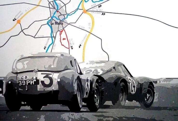 AC Cobra - Ferrati GTO  Le Mans 1963